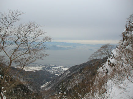 峠から琵琶湖